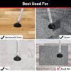 Door Stoppers Security Bar 2 Pack - Heavy Duty Door Jammer -...