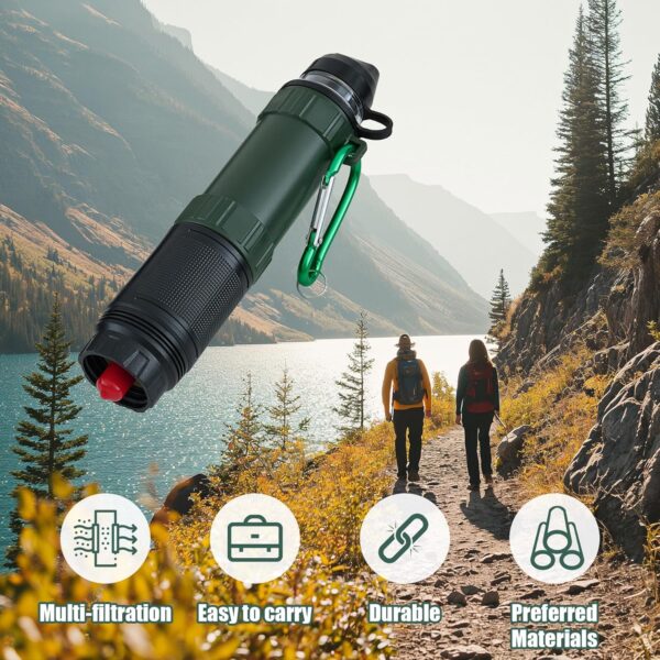 Water Filter Straw Outdoor Portable Personal Water Filter St...