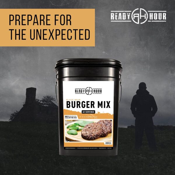 Ready Hour, Black Bean Burger Mix, Real Non-Perishable Recip...