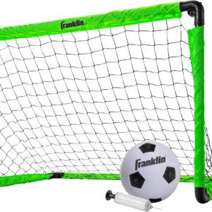 Franklin Sports Kids Mini Soccer Goal Set - Backyard + Indoo...