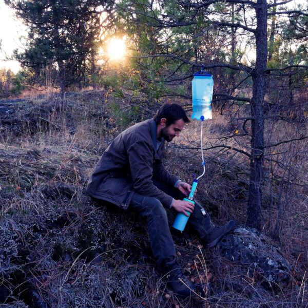 SimPure Gravity Water Filter, Portable Gravity-Fed Water Pur...