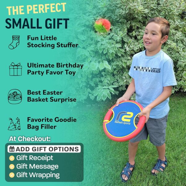 Fun Bouncy Paddle & Stringy Ball Toss & Catch Game - Easy to...