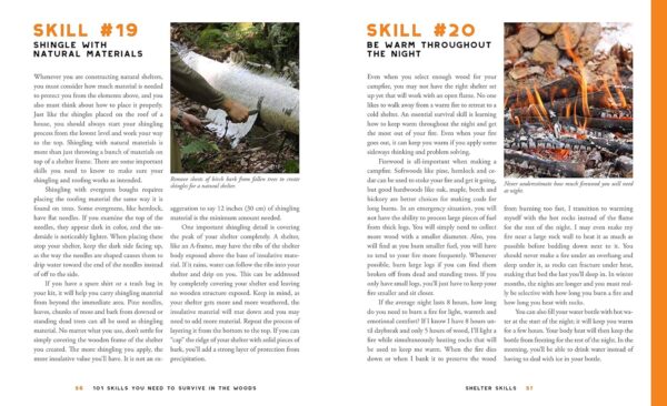 101 Skills You Need to Survive in the Woods: The Most Effect...