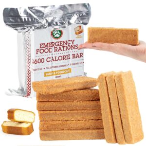 Emergency Food Rations- 3600 Calorie Bar (Vanilla Poundcake)...