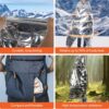 6 Pack Emergency Mylar Blanket, Emergency Blanket Space Blan...