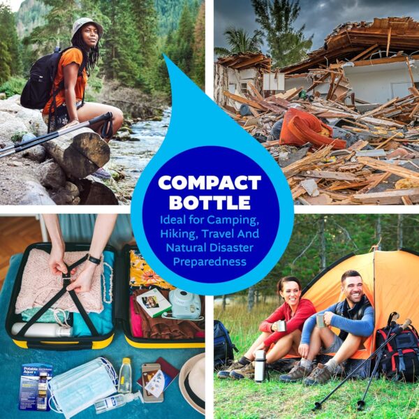 Potable Aqua Water Purification Tablets with PA Plus, Portab...