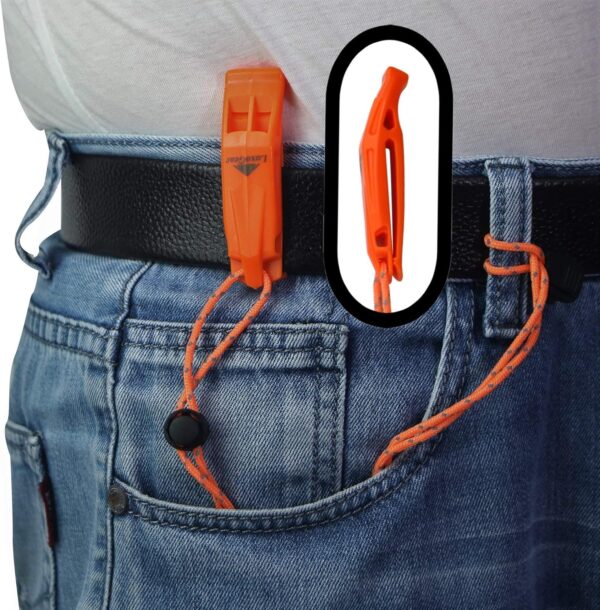 Emergency Whistles with Lanyard Safety Whistle Survival Shri...