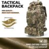 100L Camping Hiking Backpack,Molle military Tactical rucksac...