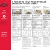 Augason Farms 72-Hour 4-Person Emergency Food Storage Kit 14...