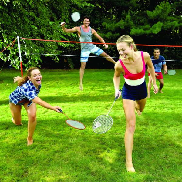 Franklin Sports Badminton Net Sets - Outdoor Backyard + Beac...