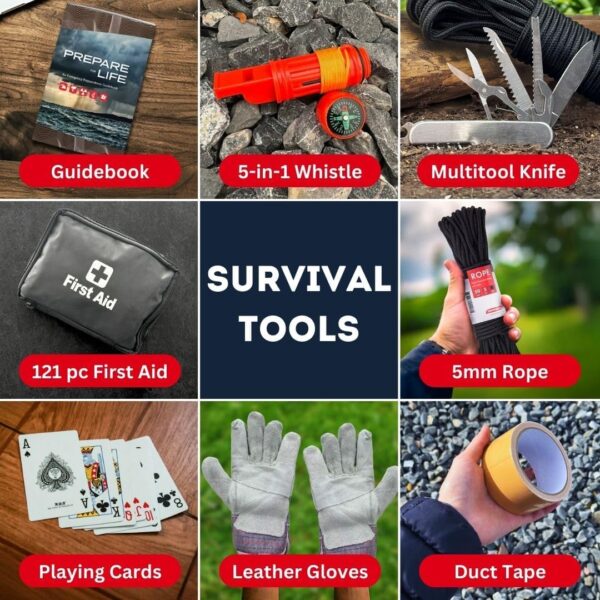 Urban Emergency Survival Kit - 2 or 4 Person Bug Out Bag | 7...