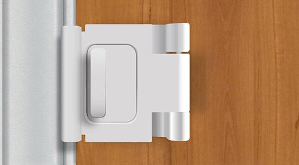 Door Lock for Out-Swinging Doors, Home Security Latch Device...