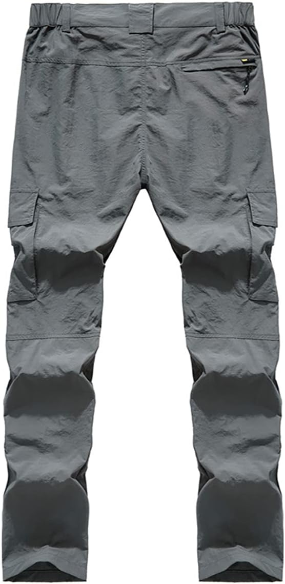 Quick Dry Cargo Pants Men's Outdoor Casual Workout Breathabl...