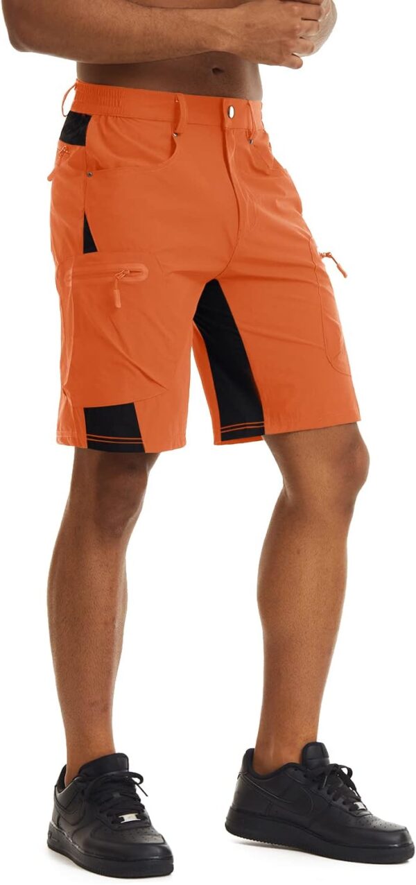 CRYSULLY Men's Hiking Cargo Shorts Outdoor Summer Lightweigh...