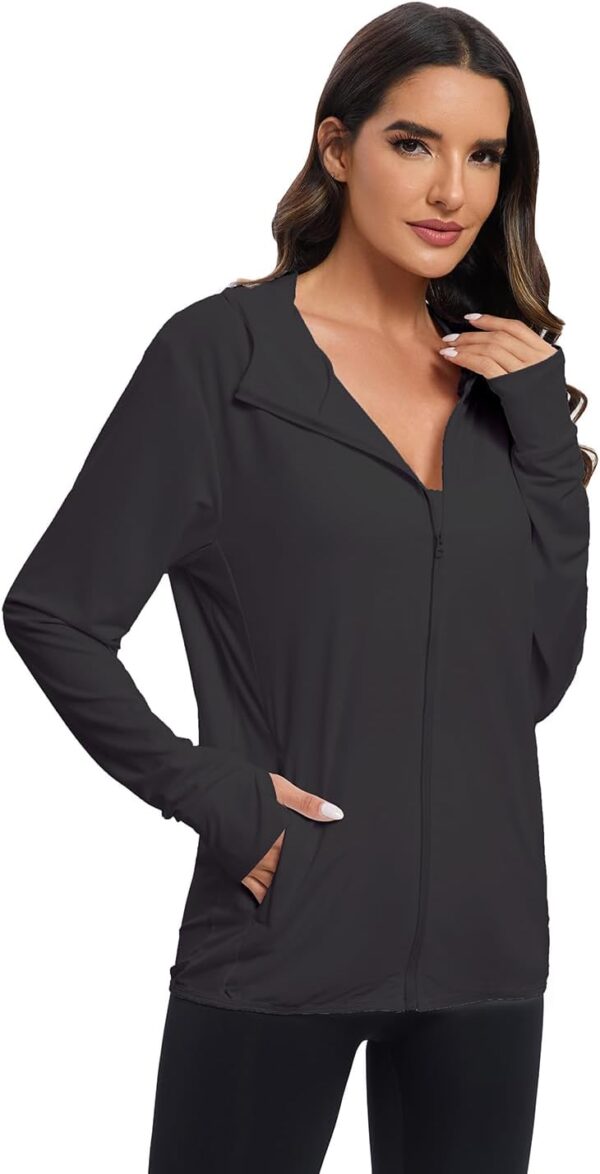 Women's Sun Protection Jacket UPF 50+ Full Zipper Long Sleev...