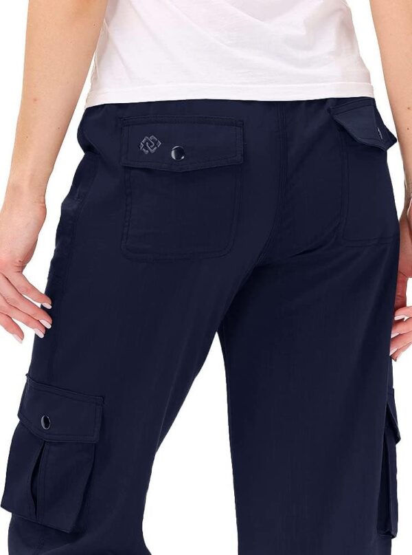 MoFiz Womens Capris with Pockets Loose Fit Casual Capri Pant...