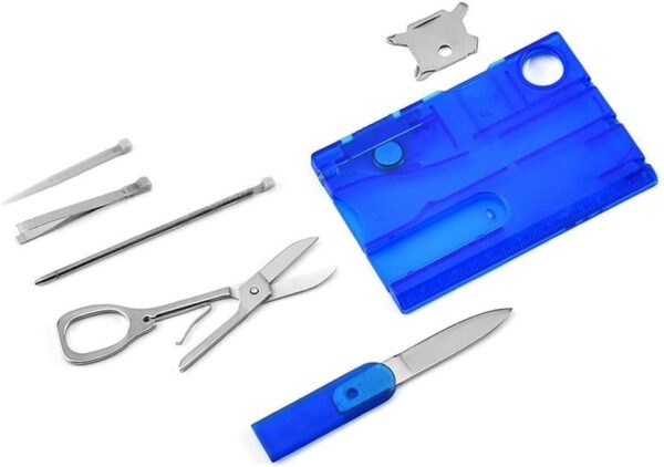 10 in 1 Pocket Credit Card Portable Multi Tool Outdoor Campi...