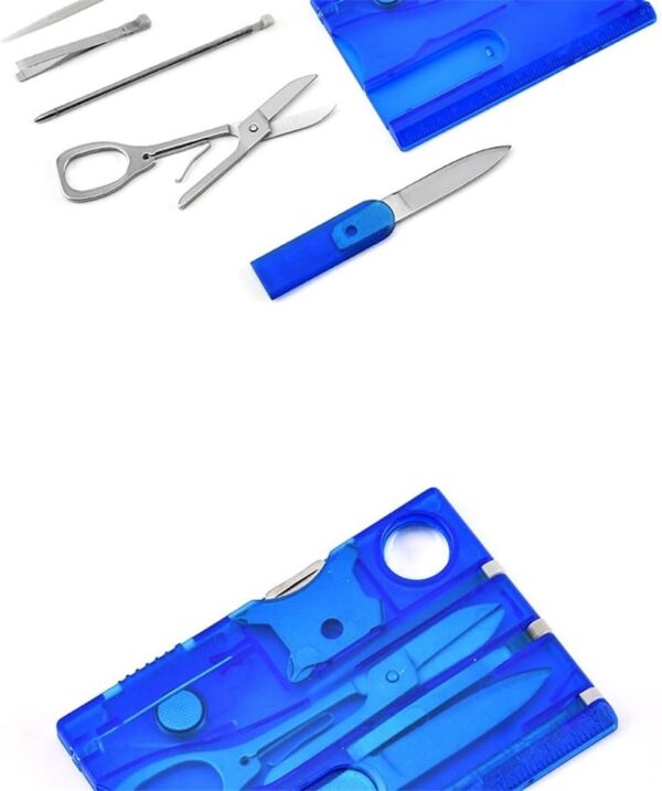 10 in 1 Pocket Credit Card Portable Multi Tool Outdoor Campi...