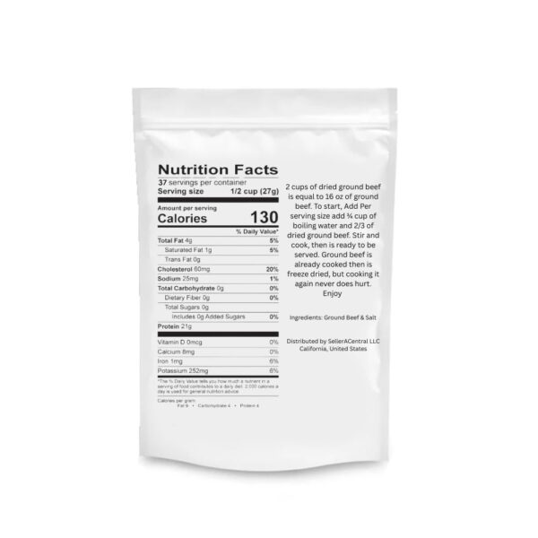Freeze Dried USDA Chicken Breast | Pre-Cooked Shelf Meat for...