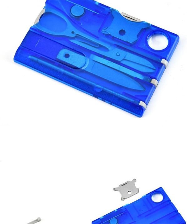 10 in 1 Pocket Credit Card Portable Multi Tool Outdoor Campi...