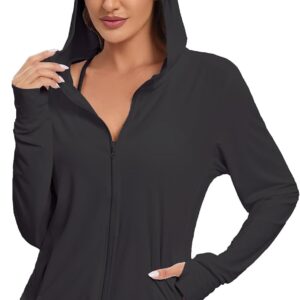 Women's Sun Protection Jacket UPF 50+ Full Zipper Long Sleev...