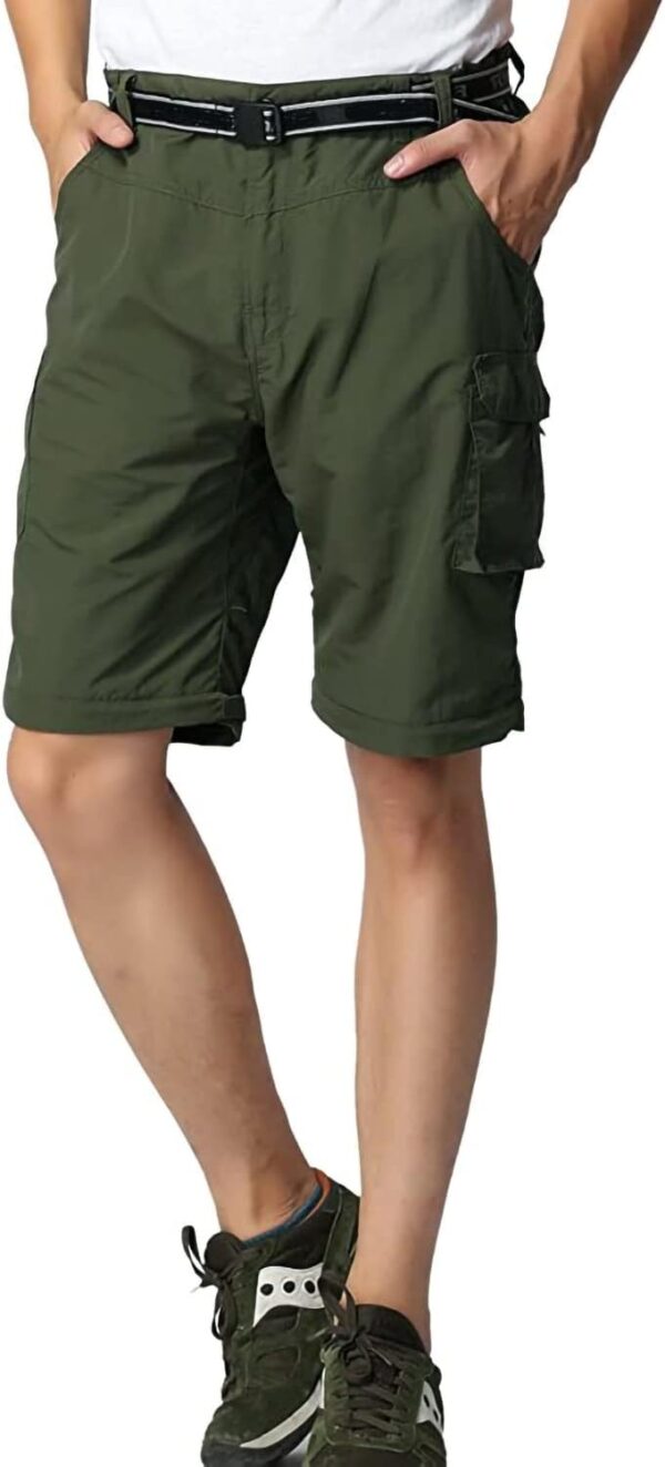 Boy’s Convertible Hiking Pants Lightweight Quick Dry Zip Off...