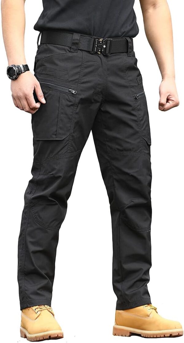 NAVEKULL Men's Hiking Tactical Pants Rip-Stop Military Comba...