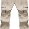 Quick Dry Cargo Pants Men's Outdoor Casual Workout Breathabl...