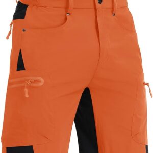 CRYSULLY Men's Hiking Cargo Shorts Outdoor Summer Lightweigh...