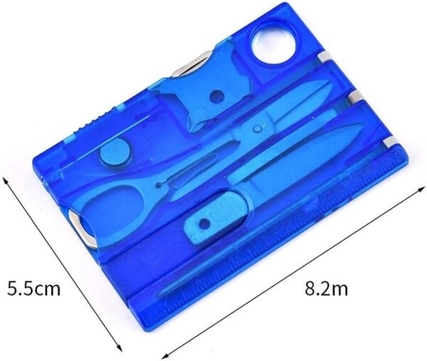 10 in 1 Pocket Credit Card Portable Multi Tool Outdoor Campi...