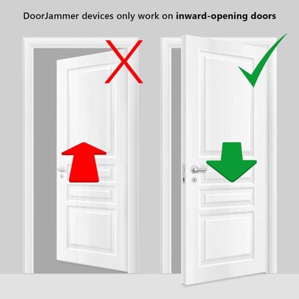 DJ3 Portable Door Lock Brace for Home Security and Personal ...