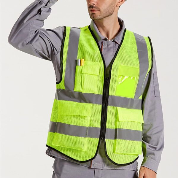 XIAKE Reflective Safety Vest for Men & Women High Visibility...