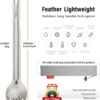 TiTo Titanium Long Handle Spork and Spoon Eco-Friendly Ultra...