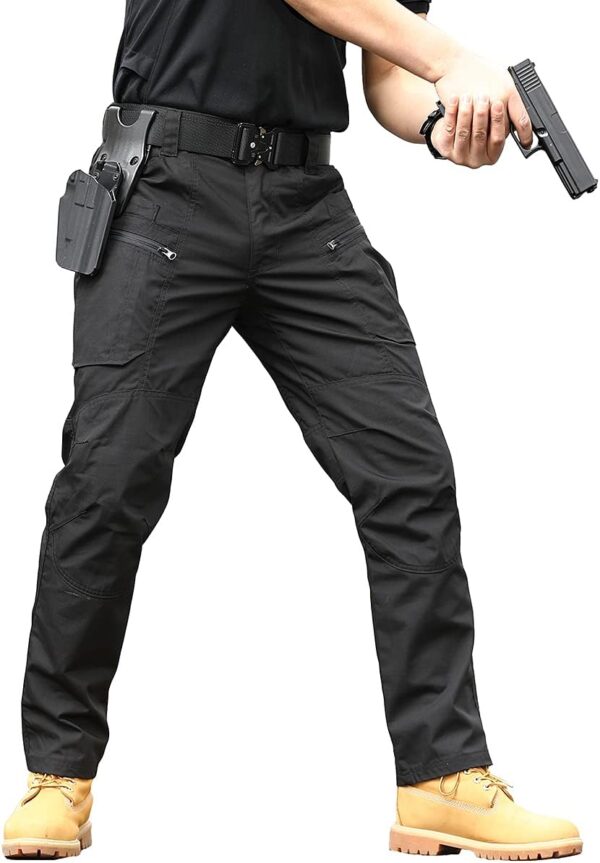 NAVEKULL Men's Hiking Tactical Pants Rip-Stop Military Comba...