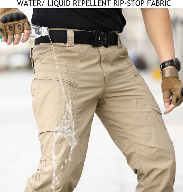 NAVEKULL Men's Hiking Tactical Pants Rip-Stop Military Comba...