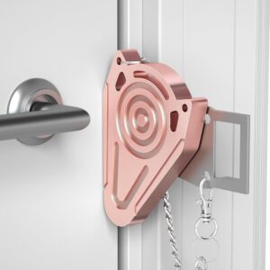 Metal Portable Door Lock for Travel Hotel Room Safety - Hote...