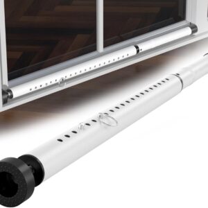 Sliding Door Security Bar，17.5-50 inch Adjustable Patio Door...