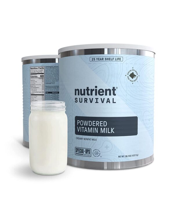 Nutrient Survival Essentials Vitamin Powdered Milk,Vitamin B...