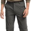 Moosehill Men's-Hiking-Pants Convertible Quick-Dry Water-Res...