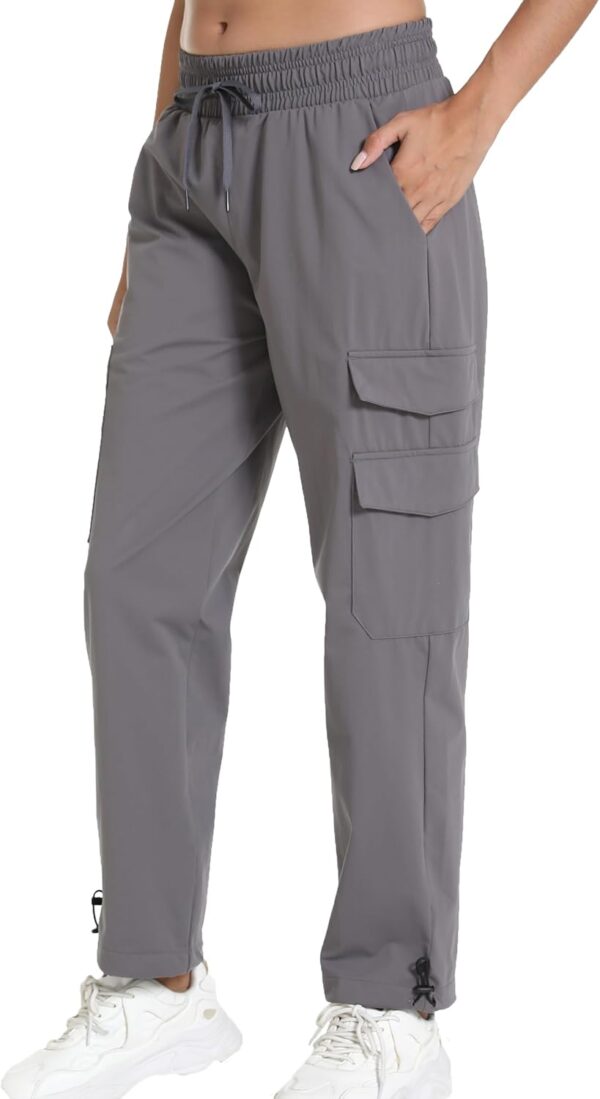 Women's Joggers with Pockets, Hiking Cargo Water Resistant L...