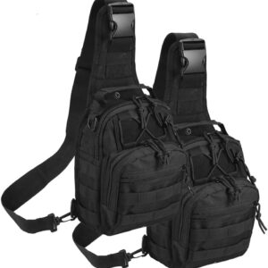 Tactical Shoulder Bag,1000D Outdoor Military Sling Daypack B...