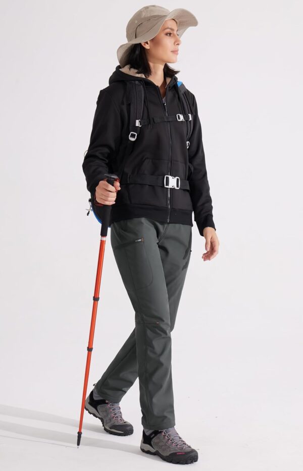 Libin Women's Fleece Lined Hiking Pants Snow Ski Pants Winte...