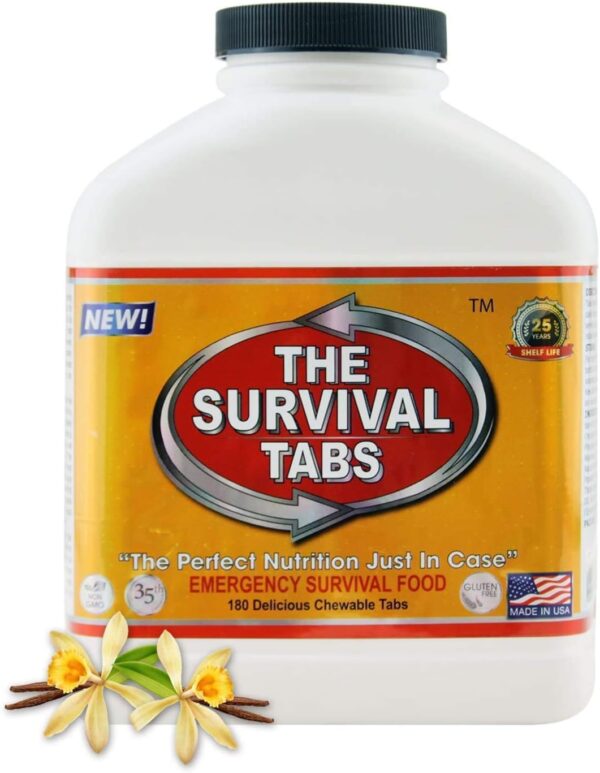 Survival Tabs 15 Day 180 Tabs Emergency Food Survival Food M...