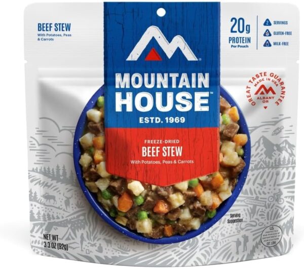 Mountain House Beef Stew | Freeze Dried Backpacking & Campin...
