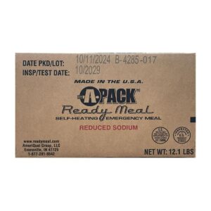 A Pack MREs – eat ready, Long Shelf Life Emergency Food Supp...
