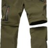 Men's Hiking Pants Outdoor Convertible Quick Dry Fishing Pan...