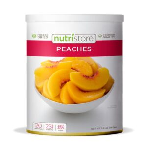 Nutristore Freeze Dried Peaches | 100% Natural, Healthy Frui...