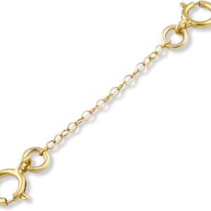 14k Gold Filled 1mm Bracelet Safety Chain | Available Length...