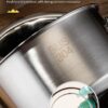 304 Stainless Steel Camping Cookware Set, Pots and Pans for ...