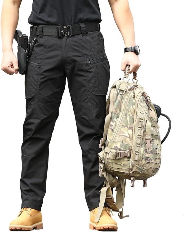 NAVEKULL Men's Hiking Tactical Pants Rip-Stop Military Comba...